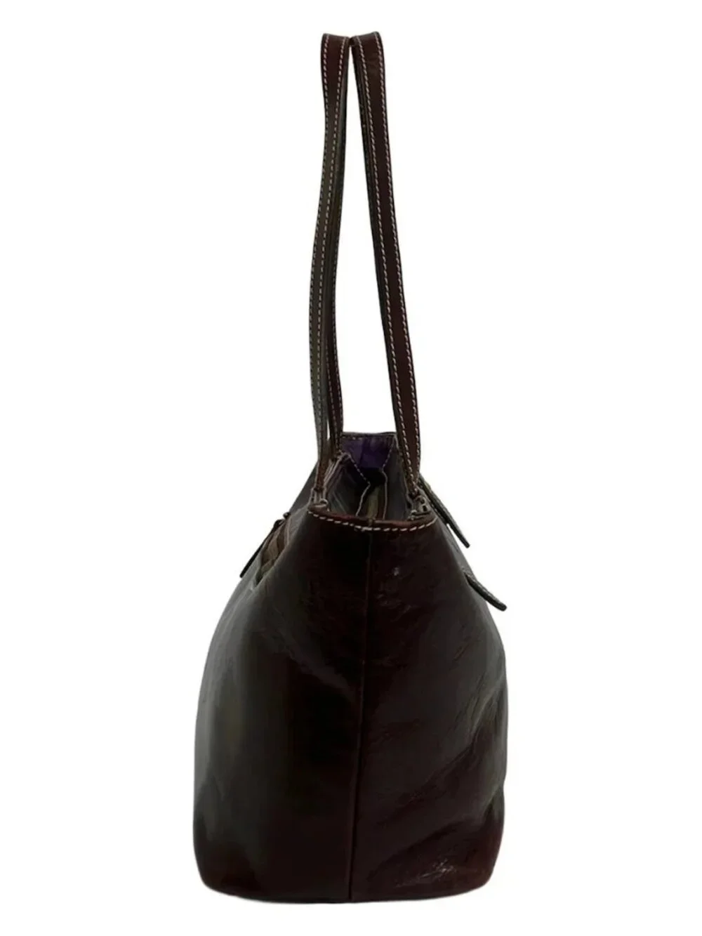 ALBERO Dark Brown Leather Handbag